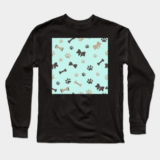 Paw Pattern Long Sleeve T-Shirt